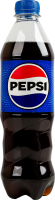 Напій безалкогольний сильногазований на ароматизаторах з цукром та підсолоджувачами Pepsi п/пл 500мл