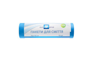 Пакет д/сміття Еврогруп 120 л 10 шт