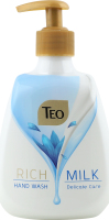 Мило рідке Delicate Care Rich Milk Teо 400мл