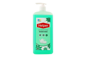 Засіб для миття посуду Зелений лимон Helper 1л