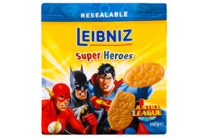 Печиво Leibniz Супергерої для хлопчиків 100г х12
