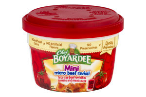 Chef Boyardee Mini Micro Beef Ravioli