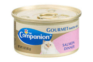 Companion Gourmet Food for Cats Salmon Dinner 3 OZ