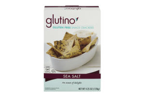 Glutino Snack Crackers Sea Salt