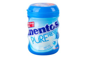 Гумка жувальна Свіжа м'ята Pure fresh Mentos п/б 56г