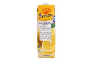 Сік грейпфрутовий 1л Cyprina