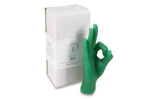 Свічка декоративна Candlehand Ok зелена