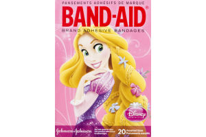Band-Aid Adhesive Bandages Tangled Assorted Sizes - 20 CT