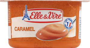 Крем-десерт 2.8% карамельный ароматизированный ультрапастеризованный Elle&Vire ст 100г