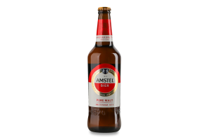 Пиво 500мл 5% светлое фильтрованное пастеризованное Amstel бут