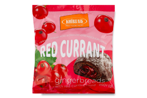 Пряники с начинкой со вкусом красной смородины Київхліб м/у 250г