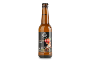 Сидр 330мл 5% напівсолодкий газований купажний звичайний Яблучний Cidre Royal пл