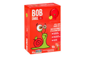 Мармелад фруктово-ягодный Яблоко-вишня Jelly Bob Snail к/у 10х9г