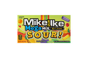 Драже Mike and Ike Mega Mix Sour кислі фруктові