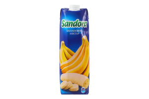 Нектар з м'якоттю стерилізований банановий Sandora т/п 0.95л