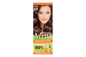 Крем-краска для волос стойкая Naturals №5.37 Avena 1шт