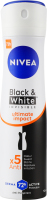 Антиперспірант Ultimate impact Чорне та біле невидимий Nivea 150мл