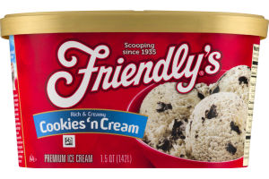 Friendly's Premium Ice Cream Cookies 'n Cream