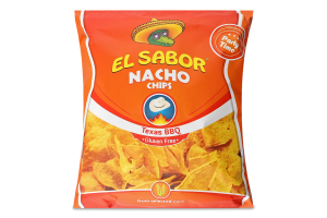 Чипси кукурудзяні зі смаком барбекю Nacho El Sabor м/у 225г