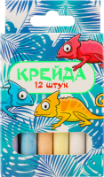 Крейда кольорова маленька кругла 12шт 50106 Стратег