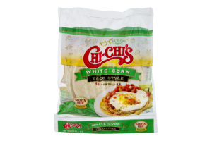 Chi-Chi's Soft Taco Style White Corn Tortilla - 18 CT