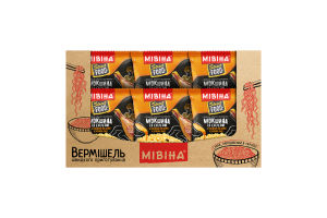 Вермішель швидкого приготування із соусом зі смаком яловичини з розмарином Wokшина Street Food Мівіна м/у 81.5г