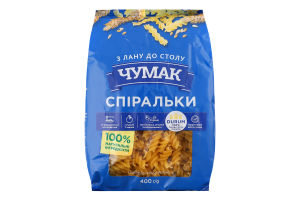 Изделия макаронные Спиральки Чумак м/у 400г