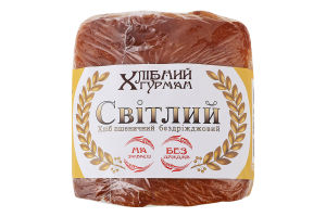 Хліб пшеничний бездріжджовий на заквасці Світлий Хлібний Гурман м/у 300г