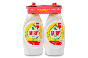 Средство для мытья посуды Лимон Fairy 2х900мл