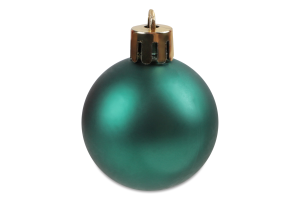 Прикраса ялинкова Куля зелена 4см в асортименті