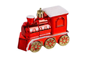 Підвіска новорічна Потяг пластик 8*6см
