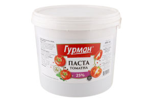 ГУРМАН ТОМАТНА ПАСТА 25% 5000Г