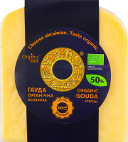 Сир Гауда особлива органічна 50% 200г в/у Органік Мілк