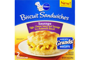 Pillsbury Sausage, Egg and Cheese Biscuit Sandwiches
