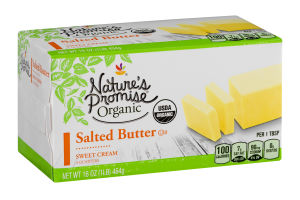 Nature's Promise Organic Salted Butter Sweet Cream - 4 CT