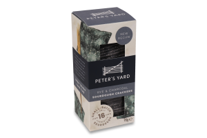 Крекери Peter's Yard з деревним вугіллям і житом