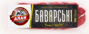 Колбаски Баварские Алан с/к в/с м/у 0.12кг