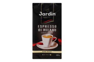 Кава натуральна мелена Espresso di milano Jardin в/у 250г