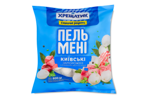 Пельмені з додаванням цибулі та спецій Київські Хрещатик м/у 800г