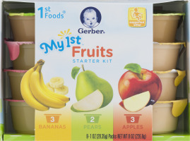 Gerber My 1st Fruits Starter Kit Variety Pack - 8 CT