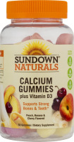 Sundown Naturals Calcium Gummies plus Vitamin D3 - 50 CT