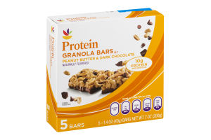 Ahold Protein Granola Bars Peanut Butter & Dark Chocolate - 5 CT