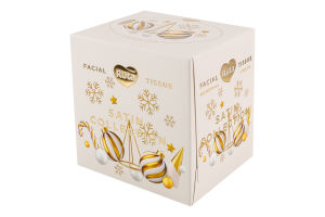 Салфетки косметические 2-х слойные Satin collection Ruta 80шт