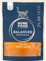 Корм д/дорослих котів Premium Balanced Formula М'ясне асорті сухий 300г Home Food