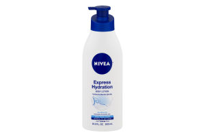 Nivea Express Hydration Body Lotion Lotus Flower Scent Normal to Dry Skin