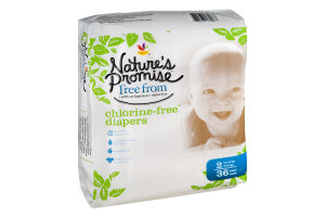Nature's Promise Diapers Chlorine-Free Size 2 - 36 CT