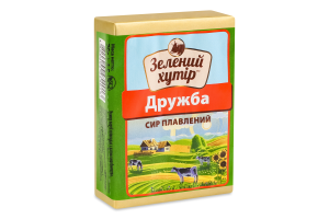 Сыр плавленый 38% пастообразный Дружба Зелений хутір м/у 70г