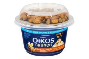 Dannon Oikos Nonfat Yogurt Crunch Chocolate Caramel Pretzel