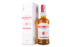 Виски 0.7л 43% шотландский односолодовый 10YO Benromach к/у