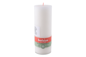 Свічка біла 19х6.8см №103668850302 Bolsius 1шт
